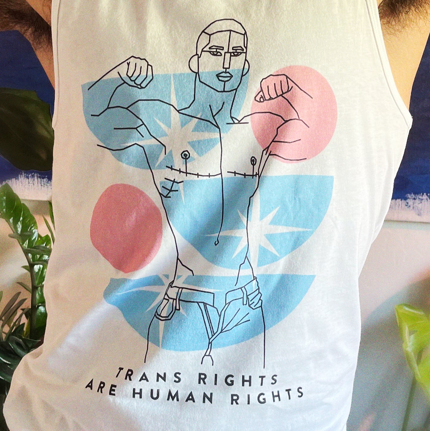 Unisex TRANS RIGHTS Tank Top