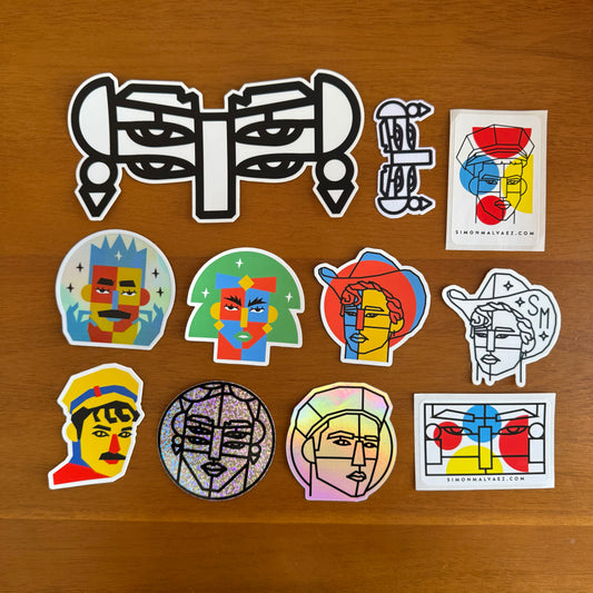 Stickers + Magnet bundle