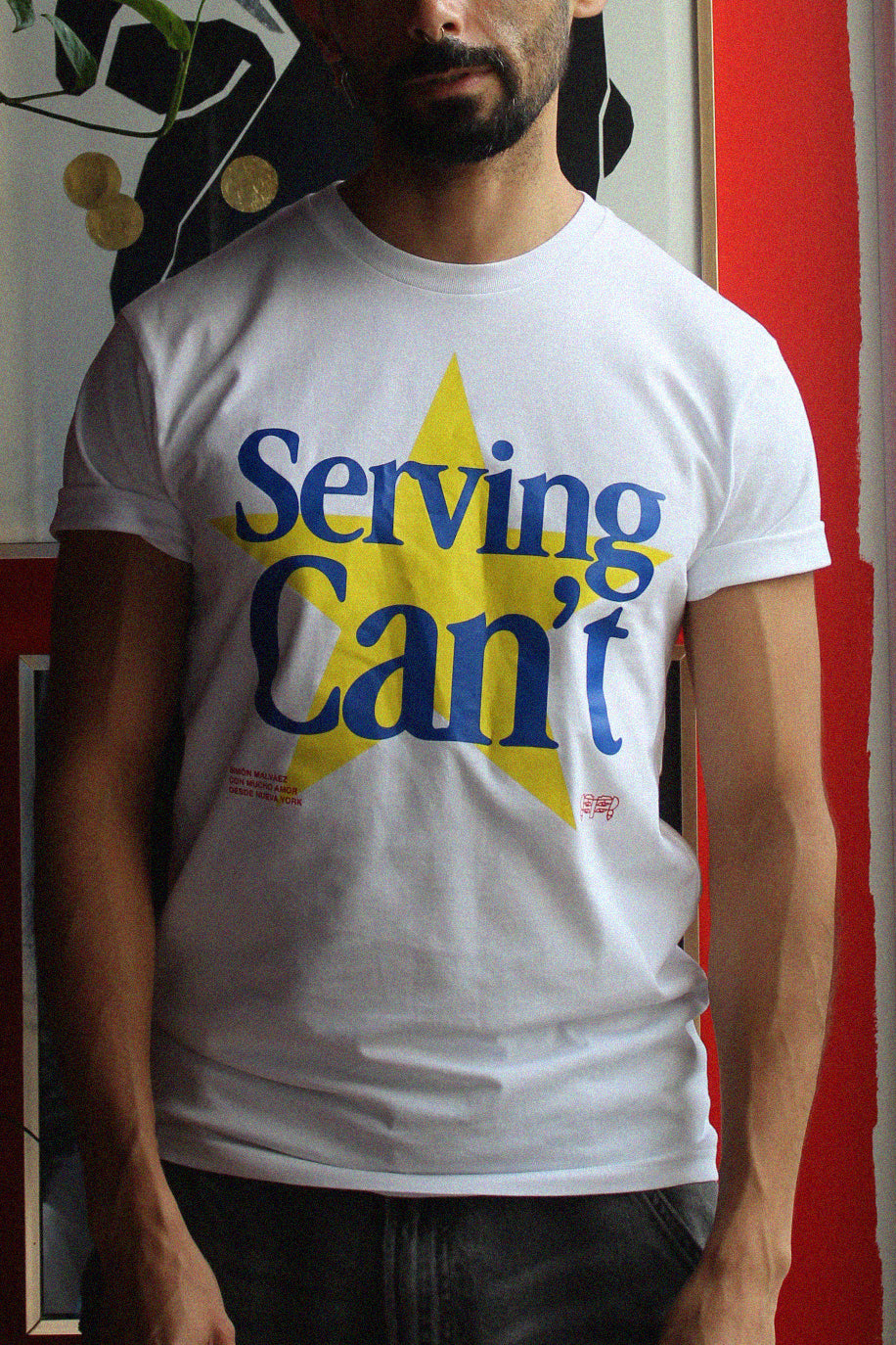 Serving Can't -Cotton Men's Tee
