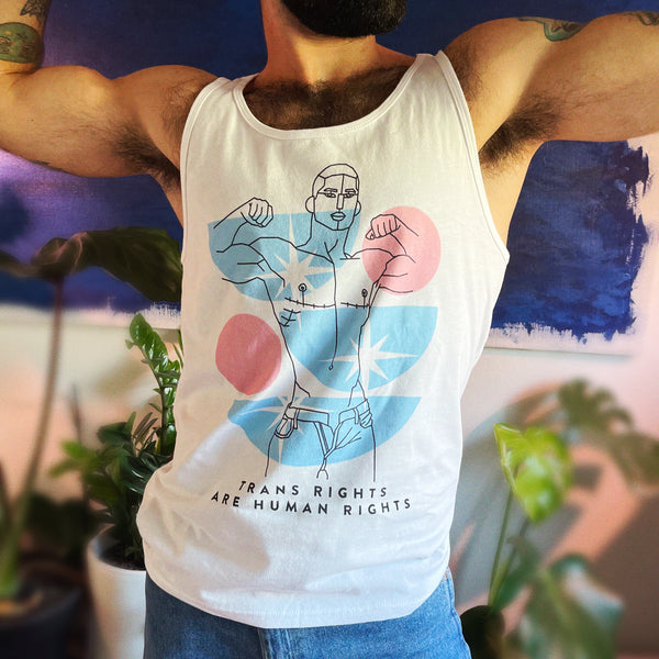 Unisex TRANS RIGHTS Tank Top