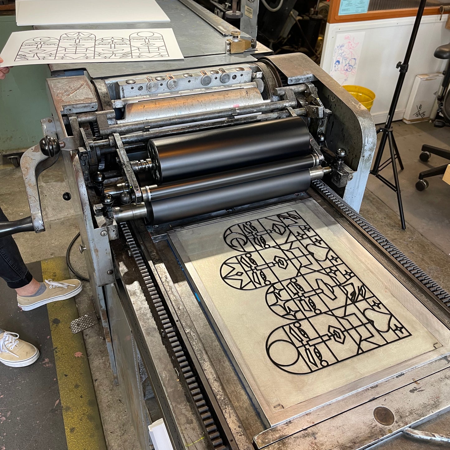 THEM letterpress print